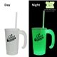 20 oz Nite Glow Stackable Beer Stein / Straw / Lid Set