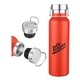 20 oz Red Double - Walled Stainless Steel Tumbler w / Leakproof Screw - On Lid, Carry Ring