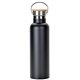20 oz Stainless Steel Water Bottle with Screw - on Bamboo Lid