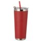 20 oz Stainless Tumbler With Straw