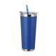 20 oz Stainless Steel Tumbler with Straw