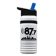 20 oz UpCycle rPET Bottle With Flip Straw Lid And Grip Band