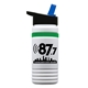 20 oz UpCycle rPET Bottle With Flip Straw Lid And Grip Band