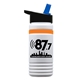 20 oz UpCycle rPET Bottle With Flip Straw Lid And Grip Band