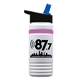 20 oz UpCycle rPET Bottle With Flip Straw Lid And Grip Band