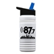 20 oz UpCycle rPET Bottle With Flip Straw Lid And Grip Band