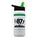 20 oz UpCycle rPET Bottle With Flip Straw Lid And Grip Band