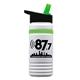 20 oz UpCycle rPET Bottle With Flip Straw Lid And Grip Band