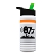 20 oz UpCycle rPET Bottle With Flip Straw Lid And Grip Band