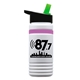 20 oz UpCycle rPET Bottle With Flip Straw Lid And Grip Band