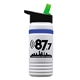 20 oz UpCycle rPET Bottle With Flip Straw Lid And Grip Band