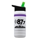 20 oz UpCycle rPET Bottle With Flip Straw Lid And Grip Band