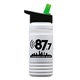 20 oz UpCycle rPET Bottle With Flip Straw Lid And Grip Band