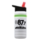 20 oz UpCycle rPET Bottle With Flip Straw Lid And Grip Band