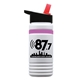 20 oz UpCycle rPET Bottle With Flip Straw Lid And Grip Band