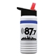 20 oz UpCycle rPET Bottle With Flip Straw Lid And Grip Band