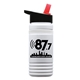 20 oz UpCycle rPET Bottle With Flip Straw Lid And Grip Band
