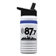 20 oz UpCycle rPET Bottle With Flip Straw Lid And Grip Band