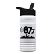 20 oz UpCycle rPET Bottle With Flip Straw Lid And Grip Band