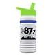 20 oz UpCycle rPET Bottle With Flip Straw Lid And Grip Band