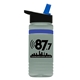 20 oz UpCycle rPET Bottle With Flip Straw Lid And Grip Band