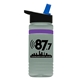 20 oz UpCycle rPET Bottle With Flip Straw Lid And Grip Band