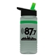 20 oz UpCycle rPET Bottle With Flip Straw Lid And Grip Band