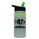 20 oz UpCycle rPET Bottle With Flip Straw Lid And Grip Band