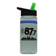 20 oz UpCycle rPET Bottle With Flip Straw Lid And Grip Band