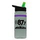 20 oz UpCycle rPET Bottle With Flip Straw Lid And Grip Band