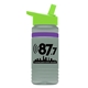 20 oz UpCycle rPET Bottle With Flip Straw Lid And Grip Band