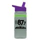 20 oz UpCycle rPET Bottle With Flip Straw Lid And Grip Band