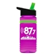 20 oz UpCycle rPET Bottle With Flip Straw Lid And Grip Band