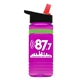 20 oz UpCycle rPET Bottle With Flip Straw Lid And Grip Band