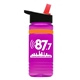 20 oz UpCycle rPET Bottle With Flip Straw Lid And Grip Band
