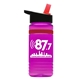 20 oz UpCycle rPET Bottle With Flip Straw Lid And Grip Band