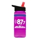 20 oz UpCycle rPET Bottle With Flip Straw Lid And Grip Band