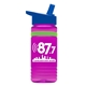 20 oz UpCycle rPET Bottle With Flip Straw Lid And Grip Band