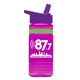 20 oz UpCycle rPET Bottle With Flip Straw Lid And Grip Band