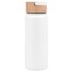 20 oz Vacuum - Sealed Stainless Water Bottle with Bamboo Lid