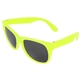 aerial view a neon yellow uv400 sweet sunglasses, image 1 of 4