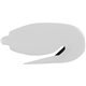 aerial view a white plastic letter opener staple remover, image 1 of 2