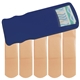 aerial view a dark blue primary care bandage dispenser, image 1 of 2