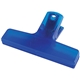 aerial view a translucent blue 4 multi - purpose clip with magnet option, image 1 of 2
