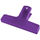aerial view a translucent purple 4 multi - purpose clip with magnet option, image 1 of 2