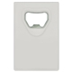 aerial view a translucent frost credit card wallet bottle opener, image 1 of 2
