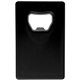 aerial view a black credit card wallet bottle opener, image 1 of 2