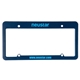 aerial view a dark blue 6x12 license plate frame, image 1 of 2