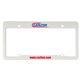 aerial view a white 6x12 license plate frame, image 1 of 2