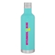 aerial view a matte mint 25 oz h2go noir - powder stainless steel bottle - matte mint, image 1 of 4